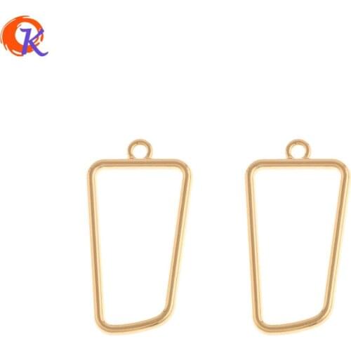 Cordial Design 100Pcs 17*31MM Earrings Connectors/Jewelry Accessories/Loop Shape/DIY Jewelry Making/Hand Made/Earring Findings