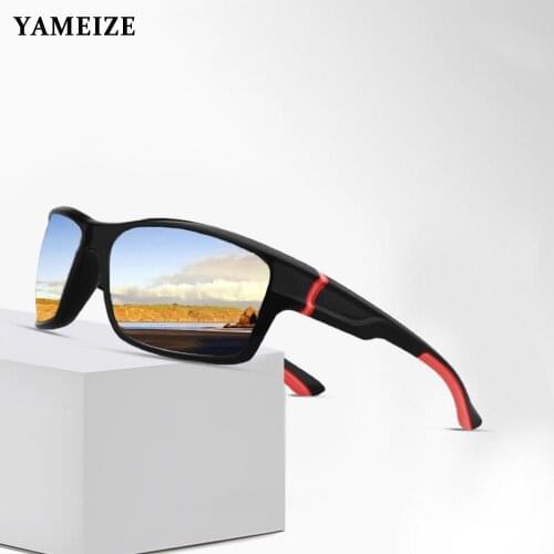 YAMEIZE 2021 Sport Sunglasses Men Women Driving Fishing Sun Glasses Male Vintage Eyeglasses Shades Outdoor Sports Goggle UV400