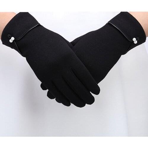 Women Warm Gloves Fashion Winter Touch Screen Full Fingers Warmer Mitts Driving Gloves Outdoor Warm Mittens
