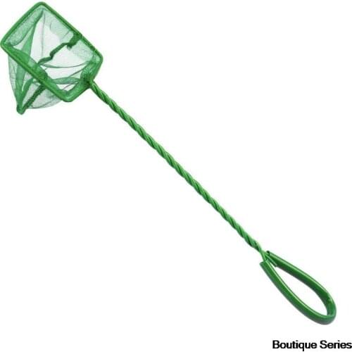 1Pc Practical Green Aquarium Fish Tank Square Shrimp Small Betta Fish Net 3"-10" 6 Sizes Small Betta Tetra Fish Net