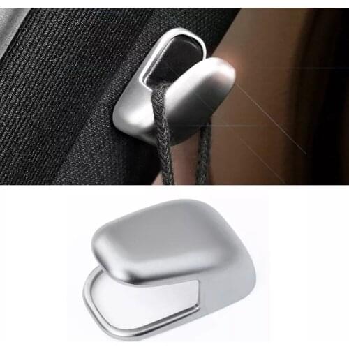 Car Interior Window B Pillar Hook Silver Cover Trim For Mercedes Benz E CLS S Class W212 W213 W222 2pcs