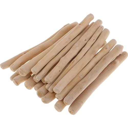 250g Natural Wood Log Sticks Natural Driftwood Rod Unfinished Wood Rods