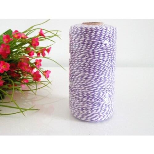 3 Spools (110yard/spool) Pick Colors Lilac Bakers Twine 12ply,Light Purple Wedding Craft Lavender Cotton Twine,String,Cords,Rope