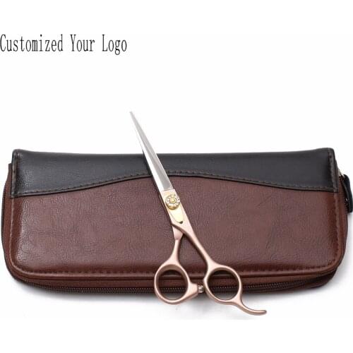 5.5" 6" Customized Brand Stainless Salon Hairdressing Scissors Cutting Scissors Thinning Shears Professional Hair Scissors C9105
