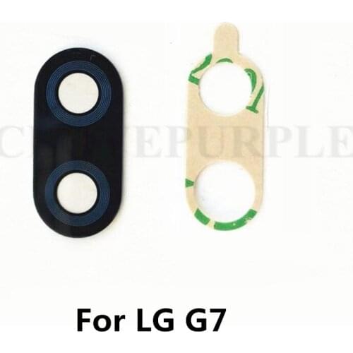 50pcs/lot Back rear camera glass lens for Lg G7 thinq /G7+ Plus G710 with sticker glue