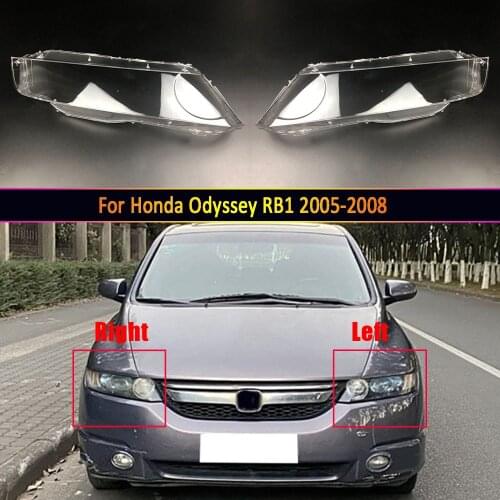 Car Headlamp Lens For Honda Odyssey RB1 2005 2006 2007 2008 Car Replacement Lens Auto Shell Cover