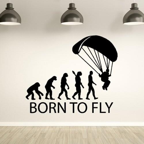 Free shipping human evolution Removable Art Vinyl Wall Stickers For Babys Rooms Background Wall Art Decal