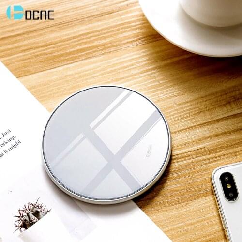 DCAE Quick 15W QI Wireless Charger For Samsung S10 S9 Note 10 9 USB C 10W QC 3.0 Fast Charge Pad for iPhone 11 XS XR X 8 Airpods