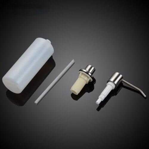 Zq Stainless Steel Detergent Bottle for Kitchen Sink Washing Basin Pressing Utensil Accessories