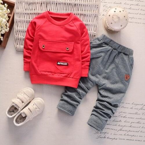 Children Boys Girls Cotton Clothing Sets Fashion Baby Gentleman Jacket Pants 2Pcs/Sets Spring Autumn Formal Toddler Tracksuits