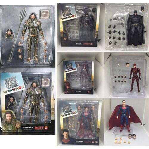 16cm Flash Aquaman Figure John Wick Cyborg Action Figure Mafex Aquaman 061PVC Figure Toy Doll