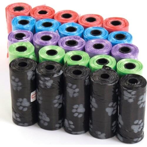 Pet Dog Waste Bags Dispenser Collector Holder Clean Puppy Poop Bag Doggie Outdoor Home Clean Refill Garbage Bag Pets Supplies