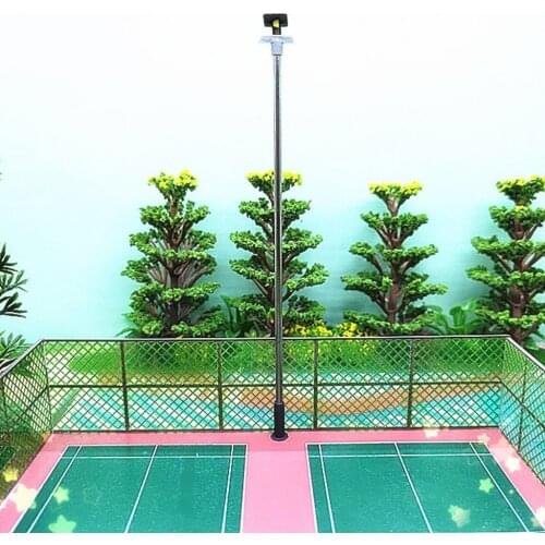 5pcs Model Railway Train Lamppost Street Light LEDs HO Scale 1:87