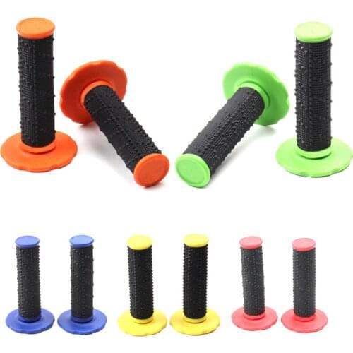 Motocross new grip mx grip grip for dirt pit motorcycle bike handlebar double color hand grips