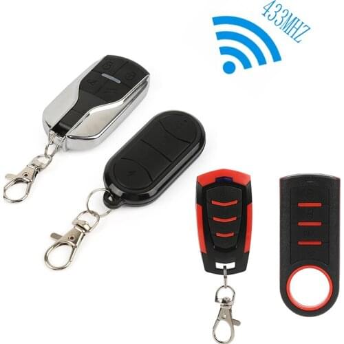 433MHZ Copy Key Fob Distance Remote Controller Metal Clone Remotes Auto Copy Fixed Duplicator For Gadgets Car Home Garage door