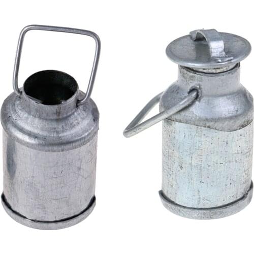 Lifelike Miniature Enthusiasts Hobbyists Dollhouse Miniature Milk Jug Water Bottle With Lid Model Pretend Play Furniture Toy