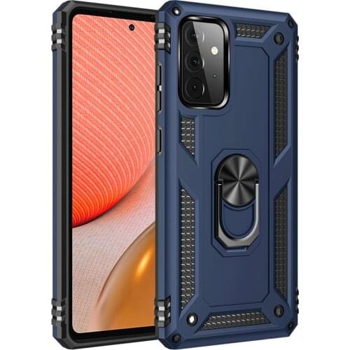 Shockproof Case Metal Ring Back Panel for Samsung A52 A21S A22 5G Luxury Case Galaxy A72 A32 A42 A 52 72 22 12 32 4G Cover Coque