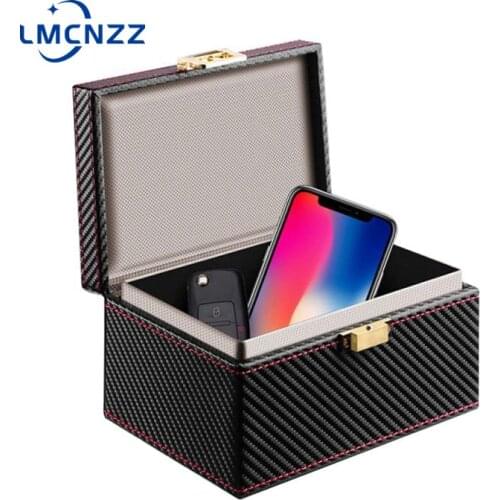 Universal Car Key Signal Blocker Protable Anti Radiation-Proof Mobile Phone Box Car Accessories Mobile Phone Protective Box