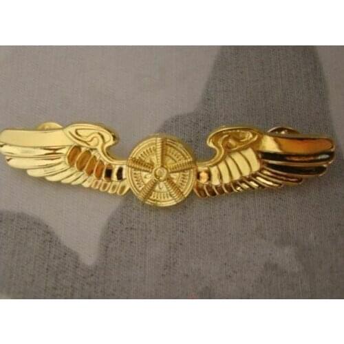 Military US AIRFORCE PILOTS METAL BADGE PIN WING INSIGNIA Golden Military Store