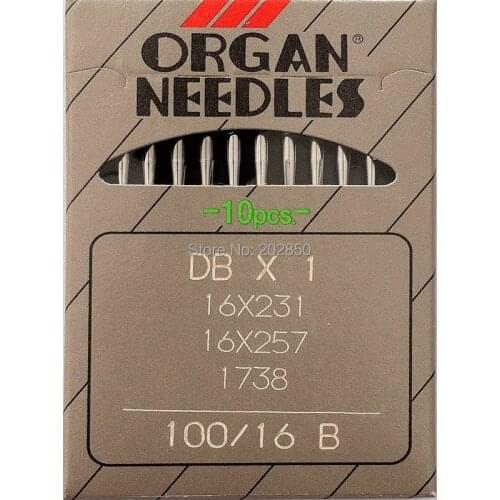 Japanese Original Organ Brand Needles DBX1,100/16 B,20Pcs/Lot,For Simple Lockstitch & Computerized Lockstitch Sewing Machines