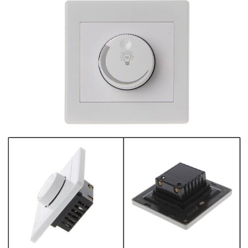YYSD 1PC 220V Light Dimmer Switch Adjustable Brightness Controller for filament Lamp
