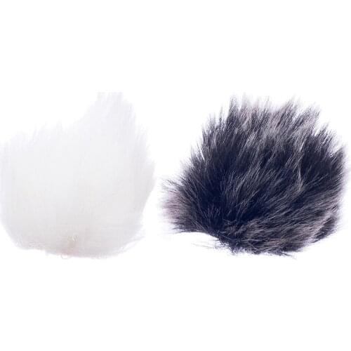 2pcs Microphone Windshield Windscreen Muff Mic Wind Cover 1.5cm