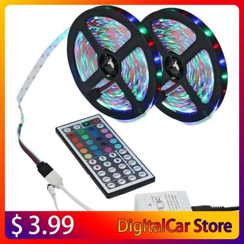 5M/Each DC 12V 600 LEDS 3528 SMD RGB Long Service Time LED Super Brightness Flexible Light Strip