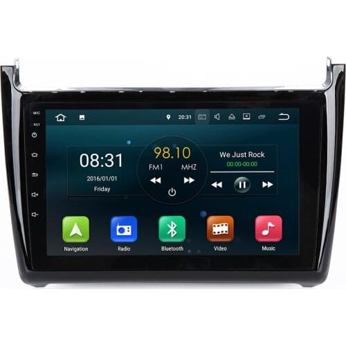 4G RAM Android 8.0 System 9 inch Car DVD Player GPS Navigation Auto Radio Car Stereo Media Audio for Volkswagen VW Polo 2015