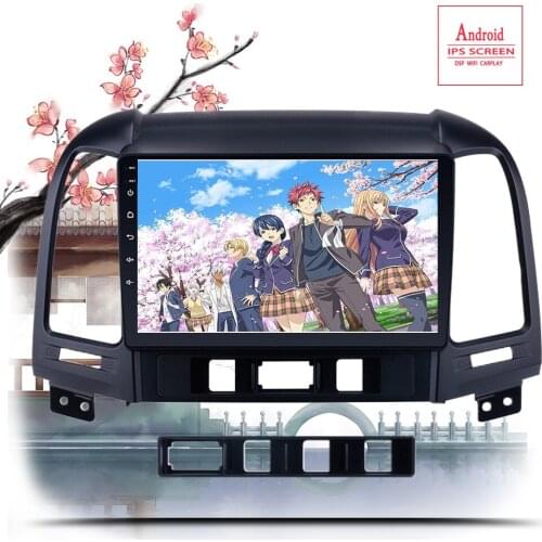 Android 10.0 car dvd gps player For Hyundai Santa Fe 2 2006 2007 2008-12 with car radio and navigation playback multimedia video