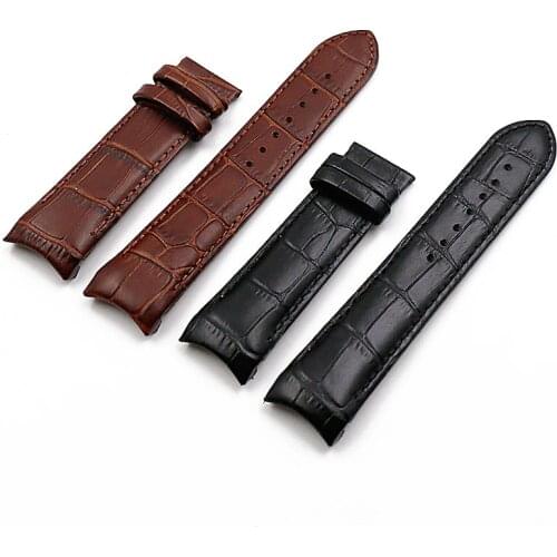 Leather watch with mens watch accessories for Tissot strap T035 leather machinery 1853 cool map Lee Lock men and women belt