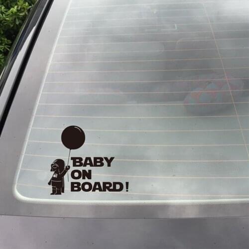 Baby On Board Space Wars Vinyl Decal Sticker Car Auto Window Funny Creative Decor