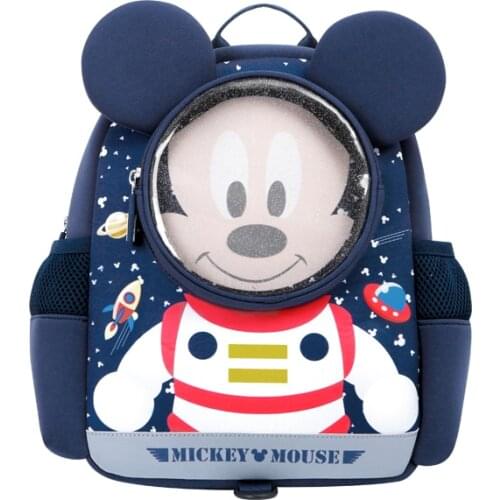 Disney Cartoon Baby Toddler Backpack Mickey Minnie Harnesses Leash Anti Lost Kindergarten Girl Boy Kid School Backpack Bag