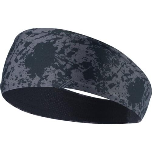 Men Women Anti-Sweat Cycling Headband Lycra Absorbent Bandana Summer Sport Hair Sweatband Bike Headwear Running Fitness Hairband
