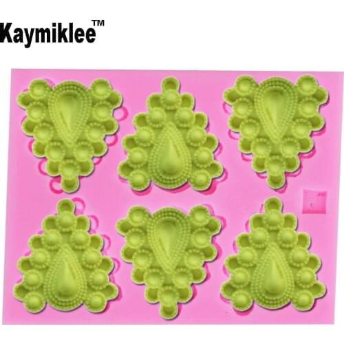 F1171 Jewelry Silicone Mold Fondant Mould Cake Decorating Tools Chocolate Gumpaste Sugarcraft Cake Decorating Set