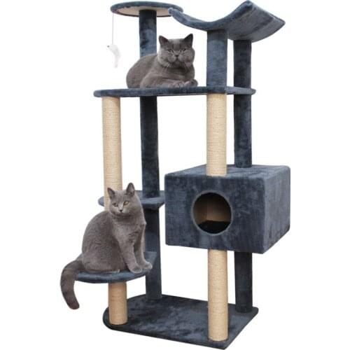 Pet toys, multi-layer luxury cat climbing frame, large cat climbing frame luxury cat villa, cat litter cat tree cat scratch boar