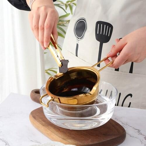 Stainless Steel Melting Bowl Chocolate Cheese Butter Water Bath Pot Baking Heating Container Household Kitchen Cooking Tools