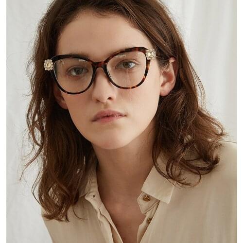 Retro Transparent Korean Glasses Prescription Glasses Computer Glasses Eyeglasses Frame Women Accessories 97569OLO
