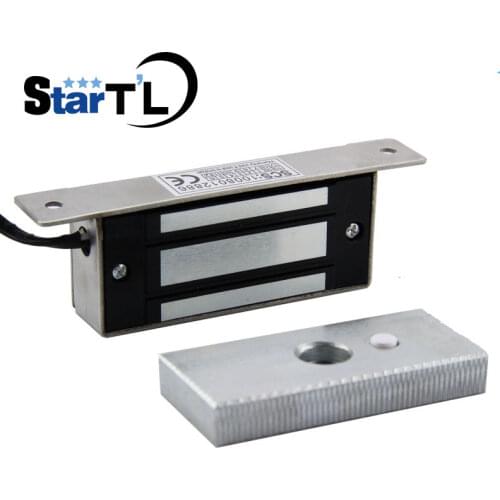 100Lbs 60kg 24V Embedded Magnetic lock Electromagnetic lock Cabinet Lock Door For Access Control System