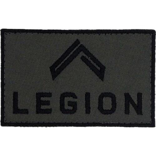LEGION ARMY ROUND CIRCLE PATCH Embroidered HOOK AND IRON ON BACKING