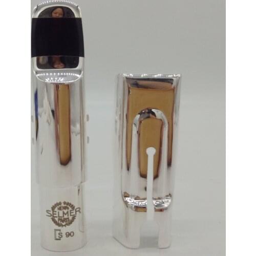 High Quality Professional Tenor Soprano Alto Saxophone Metal Mouthpiece S90 Silvering Sax Mouth Pieces Accessories Size 56789