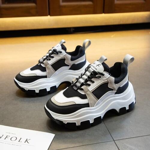 2021 new womens vulcanized shoes sneakers thick-soled fashion breathable casual running shoes