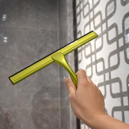 1pc Glass Cleaning Tools Stainless Steel Glass Wiper Hanging Hole Head Scrubber Cleaning Tool for Mirror Bathroom Car Window New