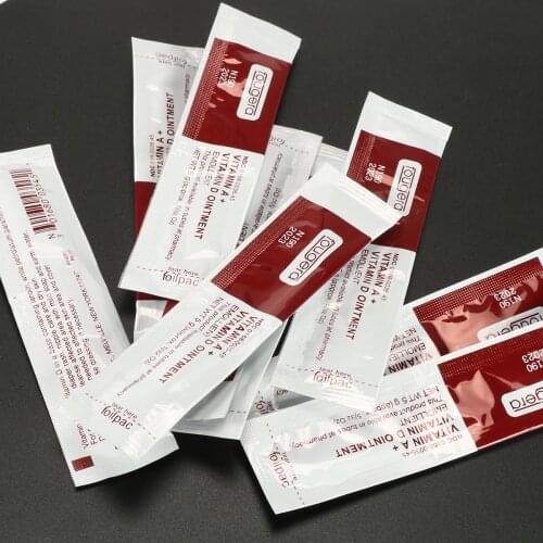 100Pcs Fougera Vitamin Ointment Tattoo Care Supplies Tattoo Recovery Cream Vitamin A&D Top Tattoo Repairing Cream Shipping