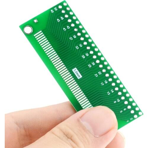 3PCS 50PIN DIP Adapter Board FFC/FPC Turn DIP FFC Patch To 2.54/TFT LCD Pitch 1.0mm 0.5mm