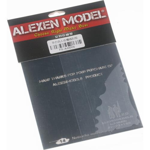 Alexen Model AJ0006 Military Model Plastic Plate Cutting Tool Hand Saws Scraper Full Scale Applicable