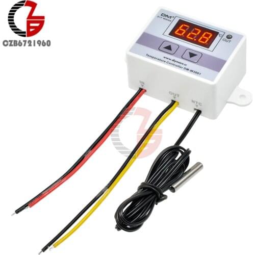 12V 24V 110V 220V Digital Thermostat Temperature Controller Regulator Thermometer Thermoregulator Aquarium Incubator Temp Sensor
