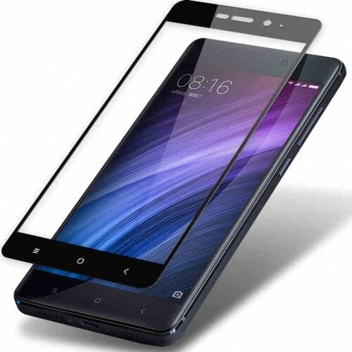 For Xiaomi Redmi 4 4X Redmi 5 Plus Full Cover Tempered Glass Screen Protector Film For Redmi Note 4 Pro Prime 4x 32GB 64GB 16GB