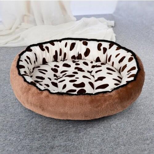 Pet Nest Dog Bed House Arctic Velvet Breathable Warm Round New Style House Deep Sleep All Seasons General Dog House Pet Supplies