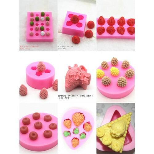 Blueberry Silica gel Cake Decoration Mold Chocolate mould kitchen tools