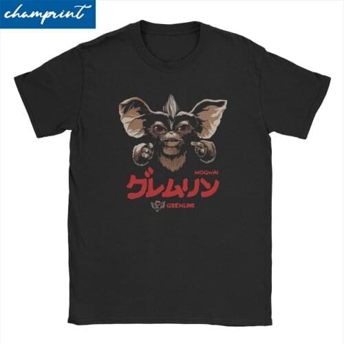 Gremlins Gizmo Mogwai T-Shirts Men Women 80s Horror Movie 2021 Cotton Tees Round Neck Short Sleeve T Shirts Summer Clothing